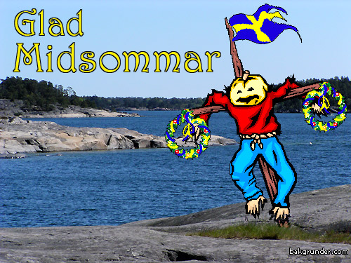 Midsommarvykort